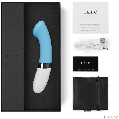 Lelo Turquoise Blue Gigi 2 G-Spot Vibrator with Dual Stimulation