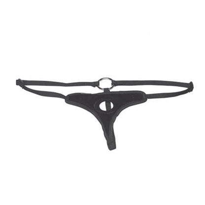 Lux Fetish Black Velvet Bikini Strap On Harness