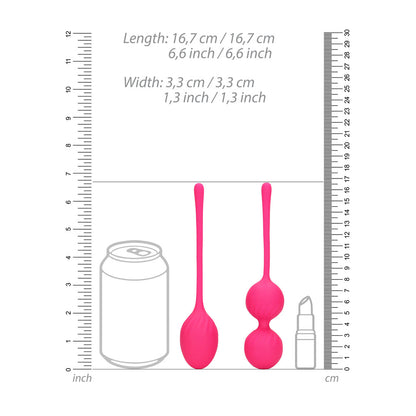 EmpowerHer Pink Thumping Kegel Ball Set