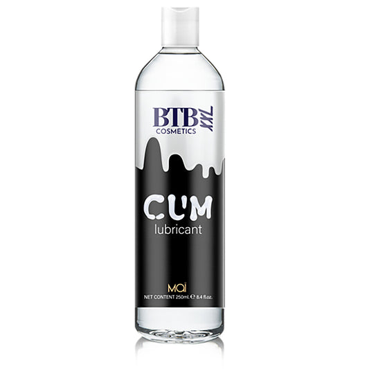 BTB Water-Based Cum Lubricant 250ml Hypoallergenic Paraben-Free