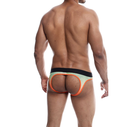 Male Basics Orange Aero Jock with Minimal Coverage Pouch