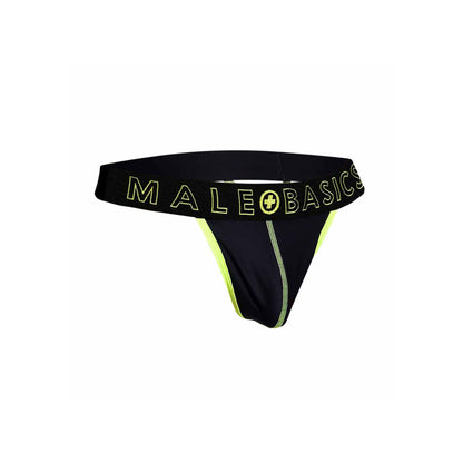 Male Basics Yellow Neon Thong for Ultimate Comfort