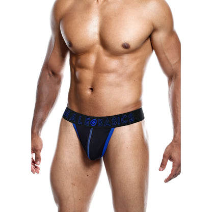 Male Basics Vibrant Blue Neon Thong with Comfortable Fit