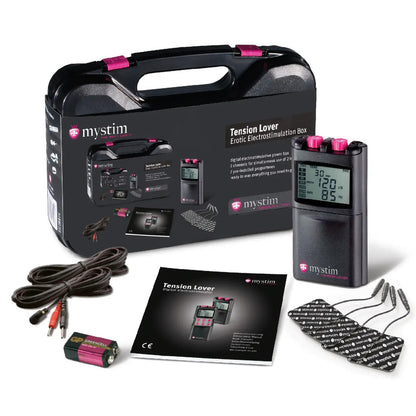 MyStim Black Tension Lover EStim Stimulator