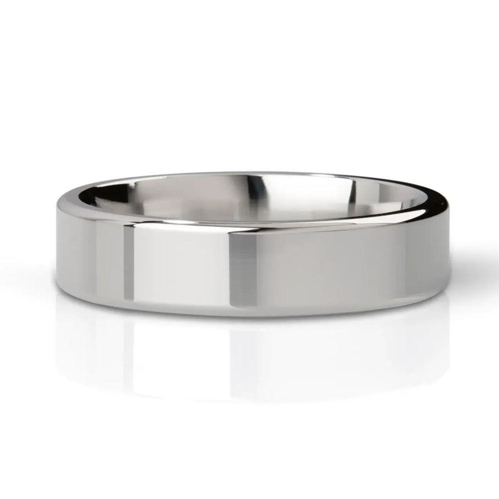 MyStim Silver Polished Stainless Steel Cock Ring