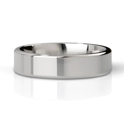 MyStim Silver Polished Stainless Steel Cock Ring