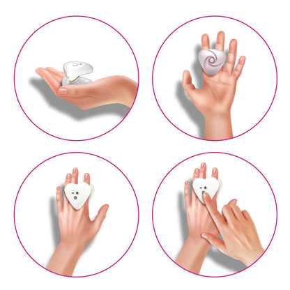 Mystim Pink Hearts Desire Waterproof Clitoral Stimulator