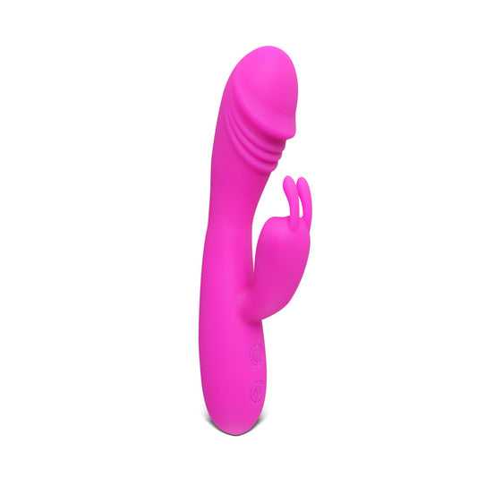 12-Speed Rechargeable Purple Rabbit Vibrator