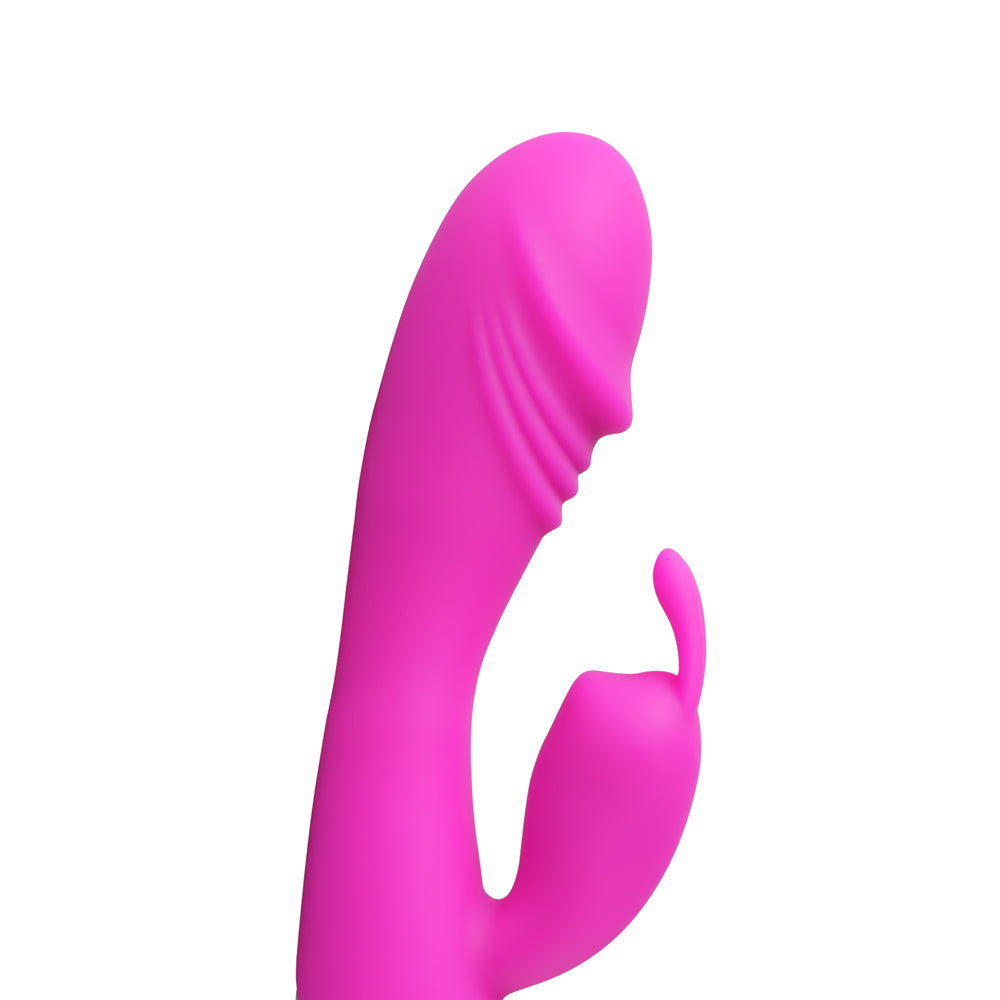 12-Speed Rechargeable Purple Rabbit Vibrator