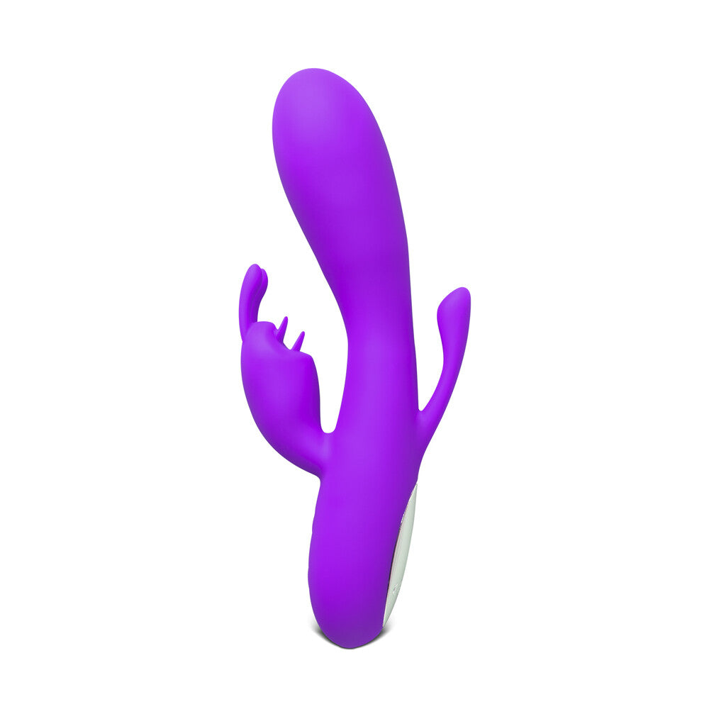 Vibrant Vibes Purple Double Bunny 12 Speed Vibrator