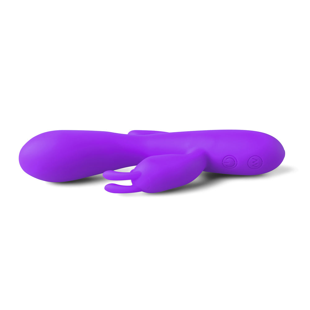 Vibrant Vibes Purple Double Bunny 12 Speed Vibrator