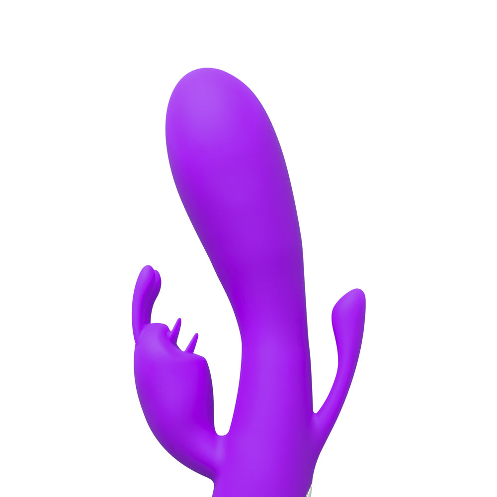 Vibrant Vibes Purple Double Bunny 12 Speed Vibrator