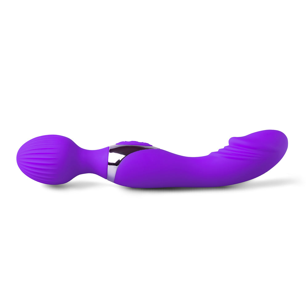 Wanderlust Purple Dual-Ended Silicone Wand Massager