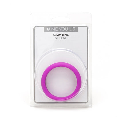 Me You Us Black Silicone 50mm Pleasure Ring