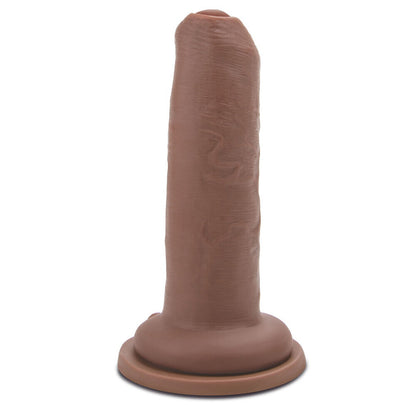 Me You Us Flesh Brown Uncut Ultra Cock 6 Inch Dildo