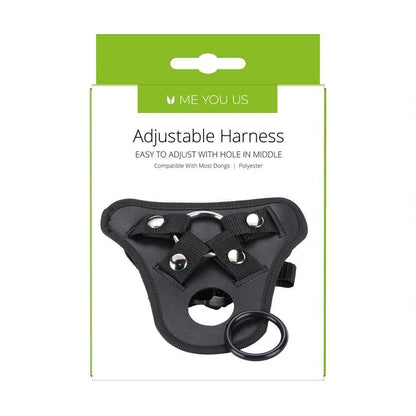 Me You Us Black Adjustable Comfort Harness All Body Types