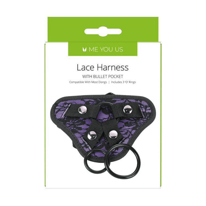 Me You Us Purple Lace Bullet Pocket Harness