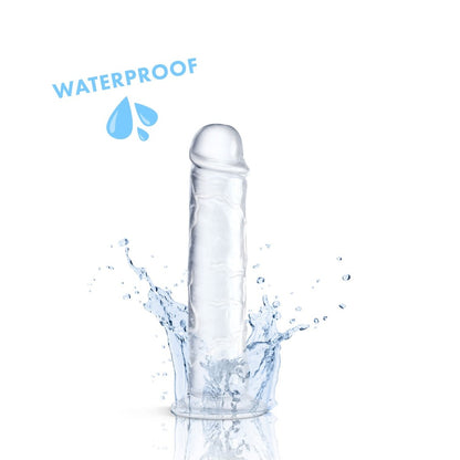 Me You Us Clear Flexible 6-Inch Curved Dong