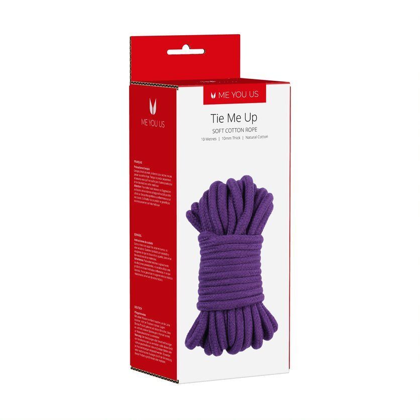Me You Us Purple Soft Cotton Rope 10 Metres for Bondage