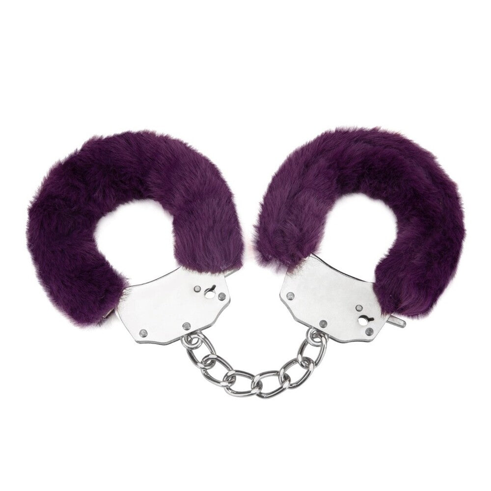 Me You Us Purple Furry Handcuffs BDSM Restraint