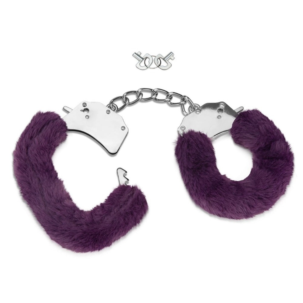 Me You Us Purple Furry Handcuffs BDSM Restraint