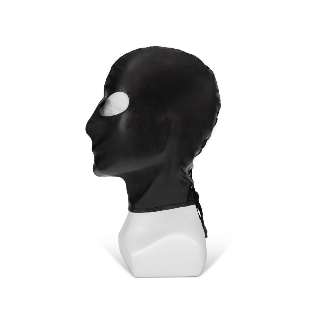 Me You Us PU Black Hood with Eyes

