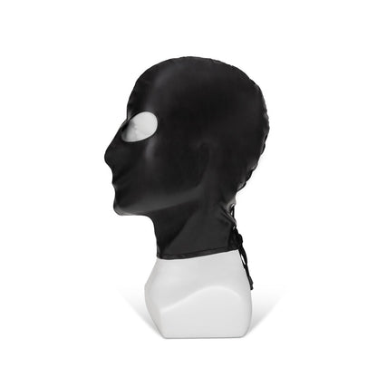 Me You Us PU Black Hood with Eyes

