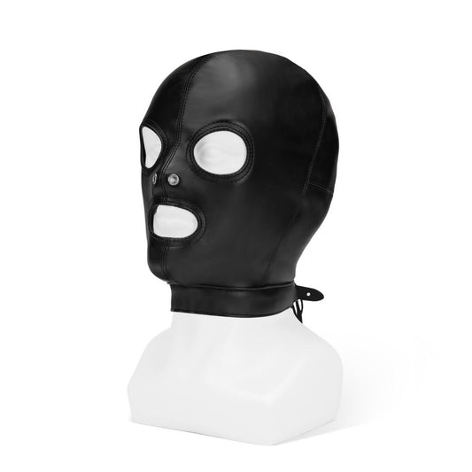 Me You Us Black Hood With Eyes Nose Mouth

