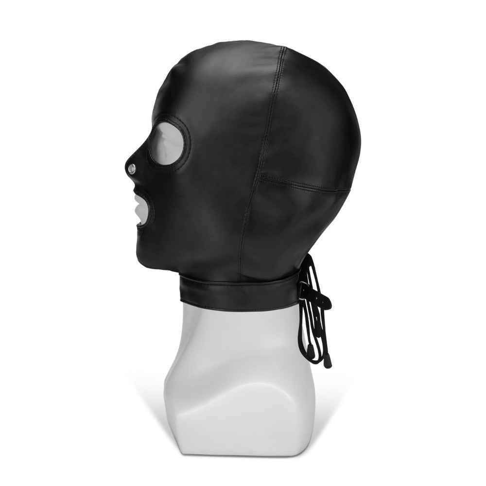 Me You Us Black Hood With Eyes Nose Mouth

