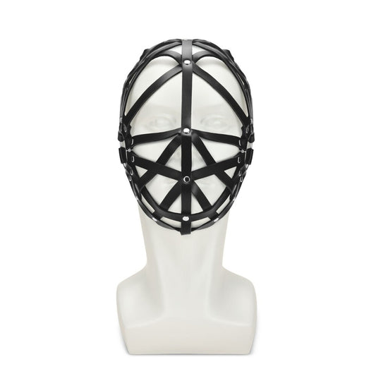Me You Us Black Web Hood Mask

