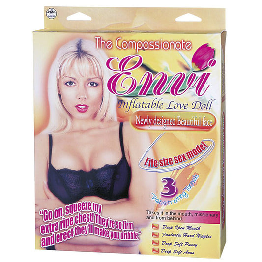 Envi Realistic Inflatable Doll with Beautiful Face in PVC