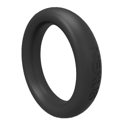 Nexus Black Stretchy Silicone Cock Ring