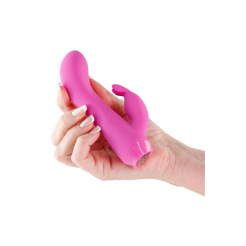 NS Novelties Pink Charms Ivy Rabbit Vibrator USB Rechargeable