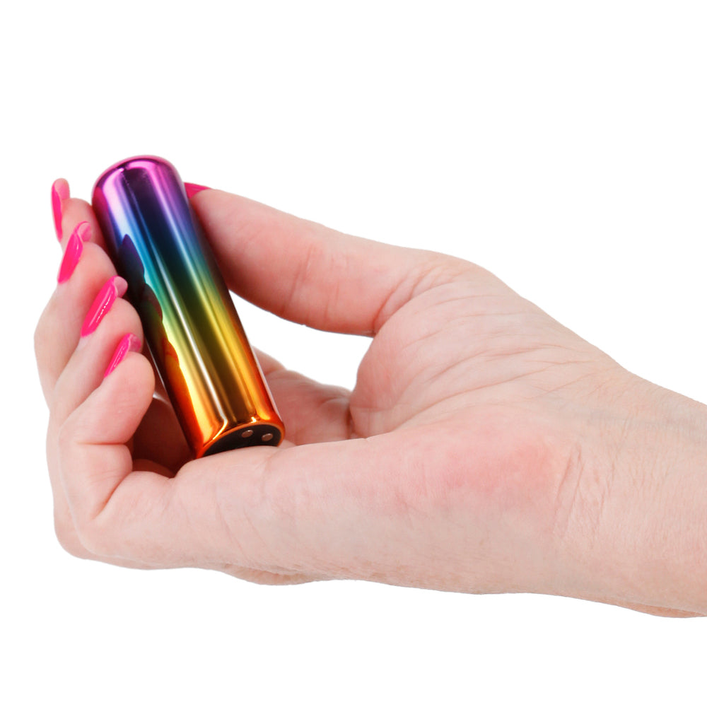 Chroma Vibrant Rainbow Mini Rechargeable Bullet Vibrator