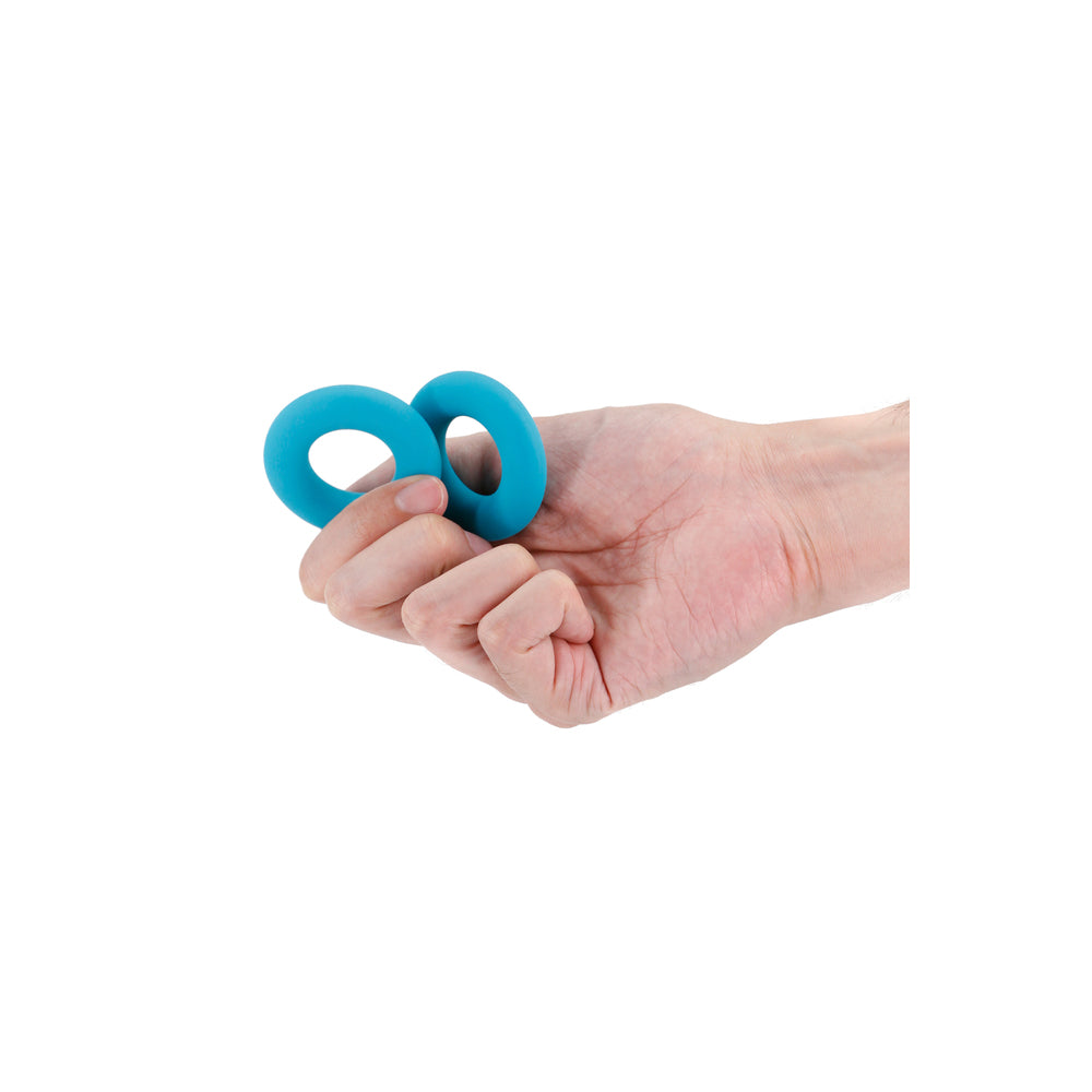 Renegade Erectus Black Cockrings Set of Two