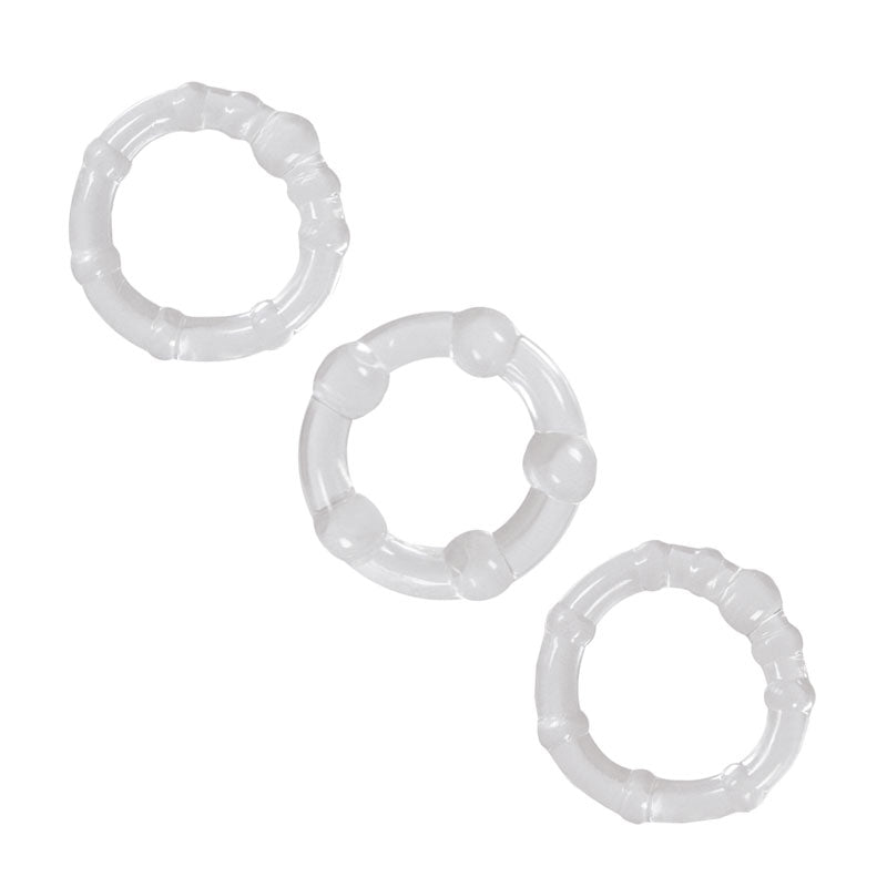 NS Novelties Clear Renegade Intensity Rings Cockrings