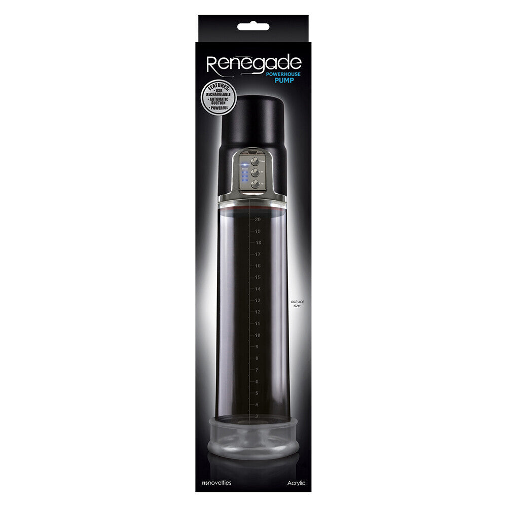 Renegade Black Powerhouse Rechargeable Suction Pump