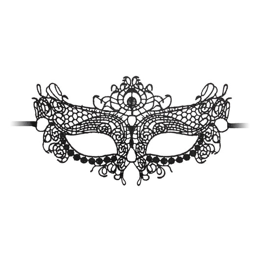 OUCH! Queen Black Lace Masquerade Mask for Events