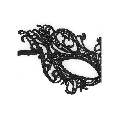 OUCH! Black Lace Masquerade Mask Adjustable Fit