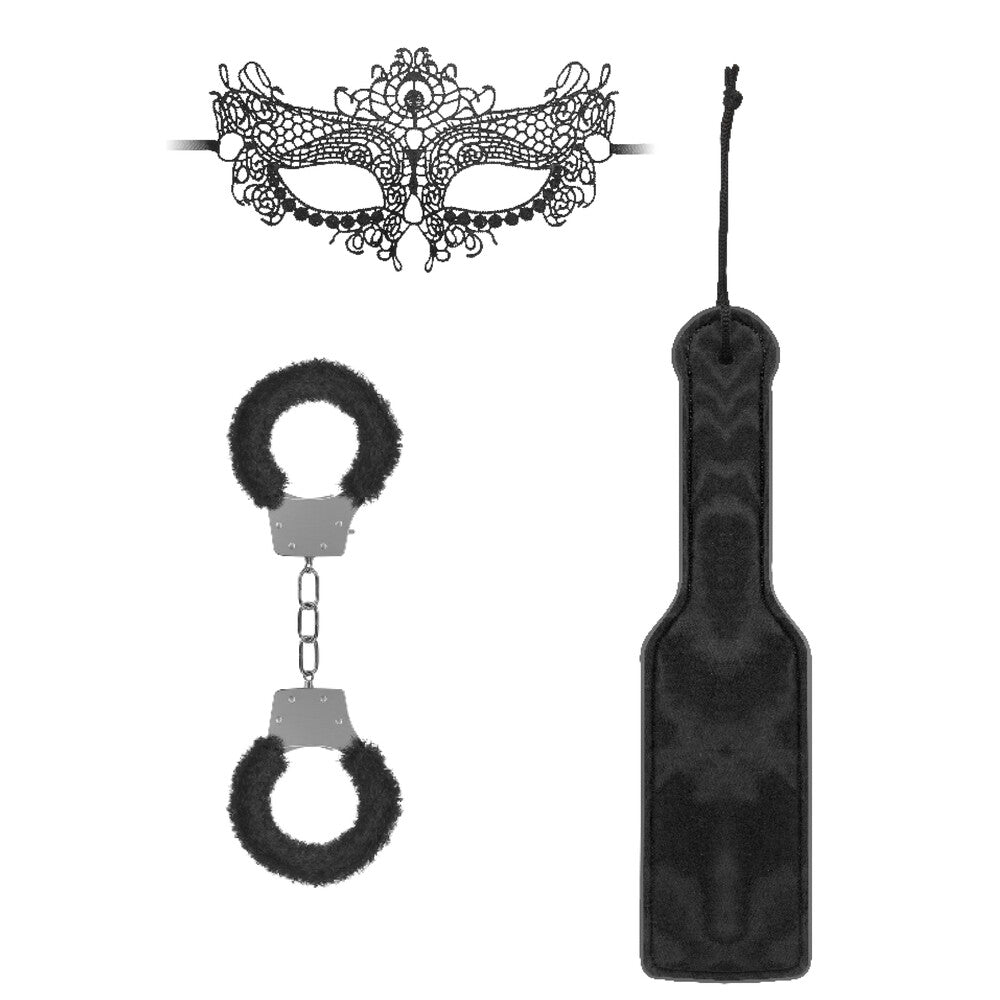 Shots Toys Black Ouch Introductory Bondage Kit 3

