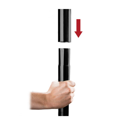 Ouch Sleek Black Adjustable Dance Pole for Home Fitness