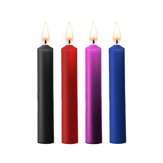 Ouch! Colorful Teasing Wax Candles Small 4 Pack