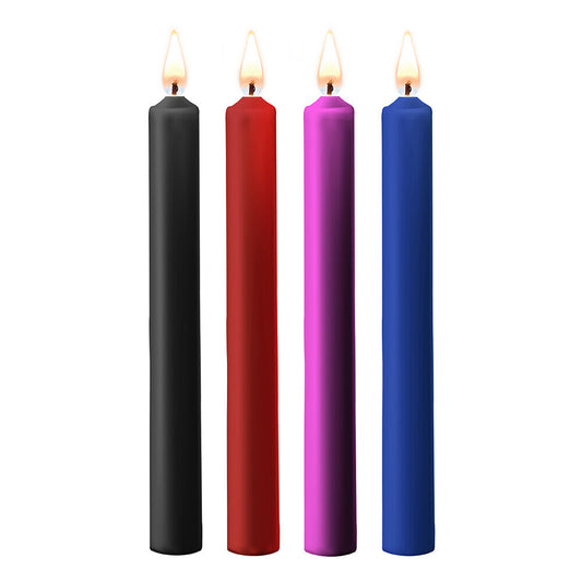 Ouch! Colorful Teasing Wax Candles Set of 4