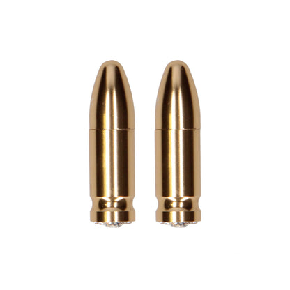 Ouch Gold Magnetic Nipple Clamps with Diamond Bullet