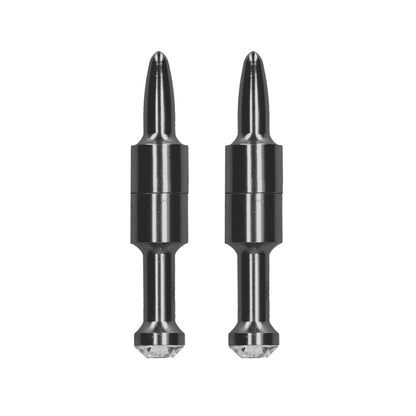 Ouch Grey Magnetic Nipple Clamps with Diamond Pin
