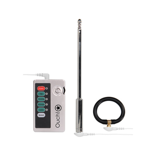 Ouch E Stimulation Silver Electroshock Sounding Set