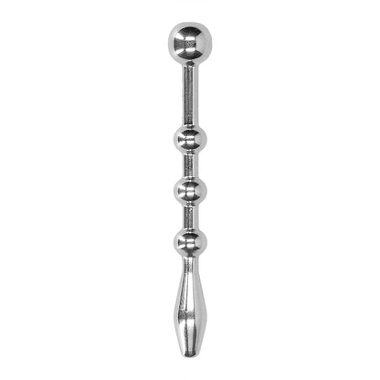 Ouch Stainless Steel Urethral Sounding Plug with Balls