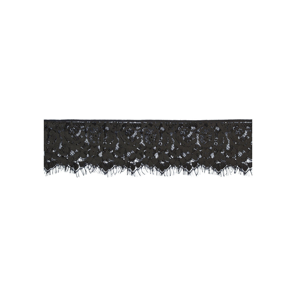 Ouch Black Lace Eye Mask with Straps for Sensory Play