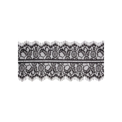 Ouch Black Lace Eye Mask with Straps for Sensory Play