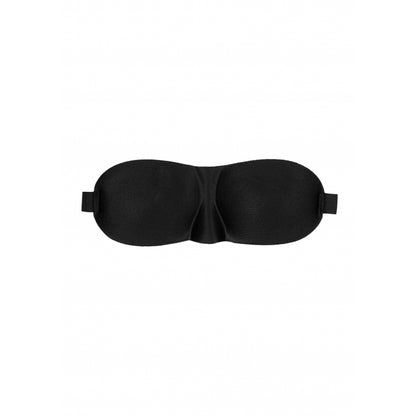 Ouch Black Satin Curvy Eye Mask for Sensory Exploration